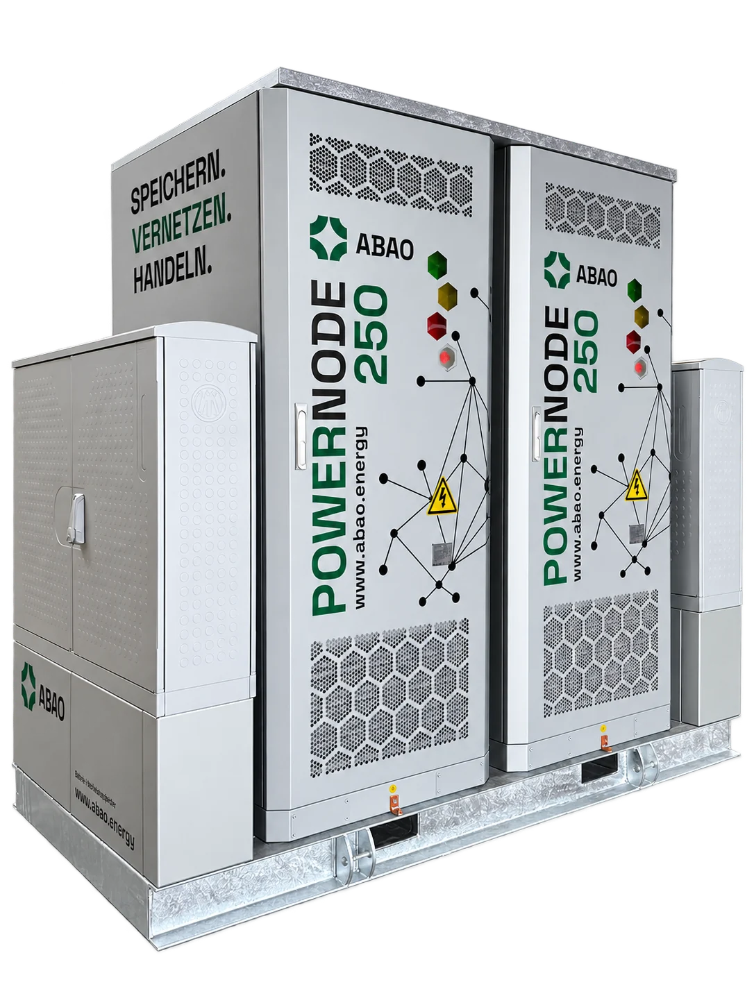 PN 250 POWERNODE 250 Batteriespeicher von ABAO, freigestellt
